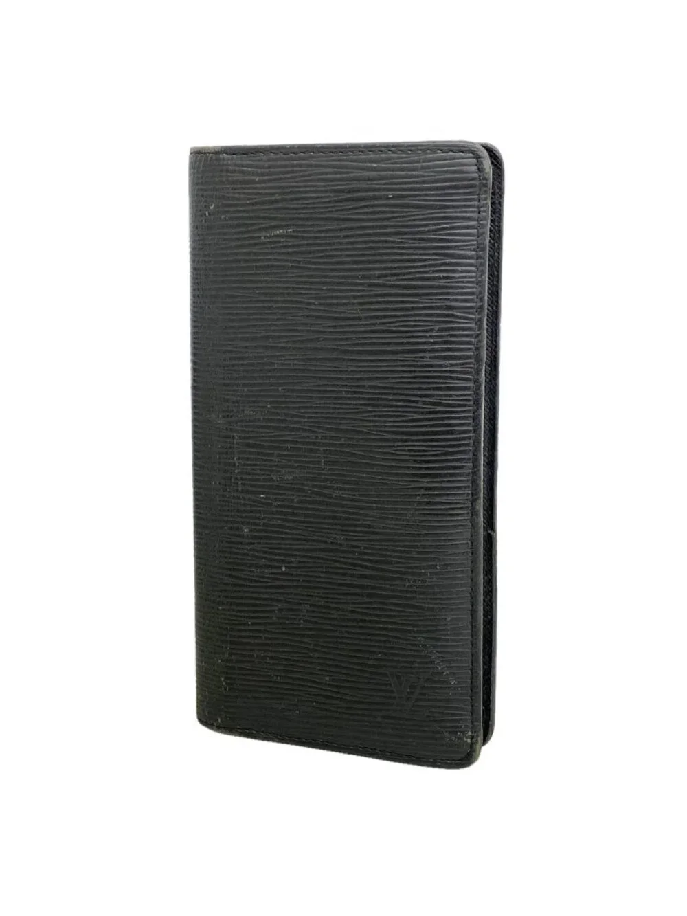 Louis Vuitton Wallet Epi Portefeuille Brazza Noir